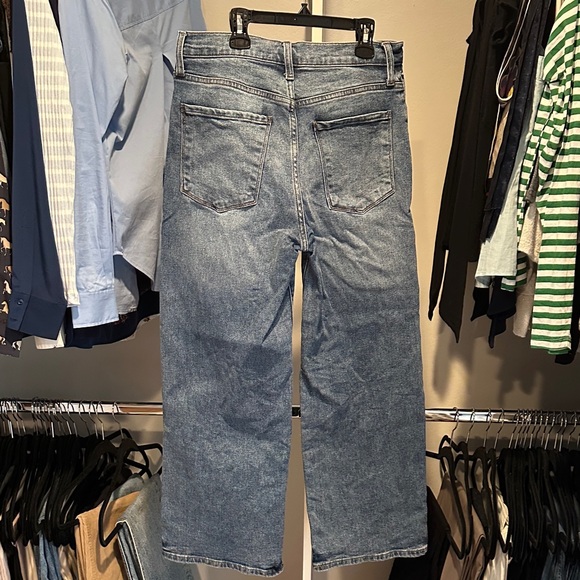 EVEREVE Denim Trousers, high waist button fly, size 28. Like new! - Picture 4 of 7